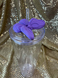 Extra Large Purple Butterfly Lid Topper