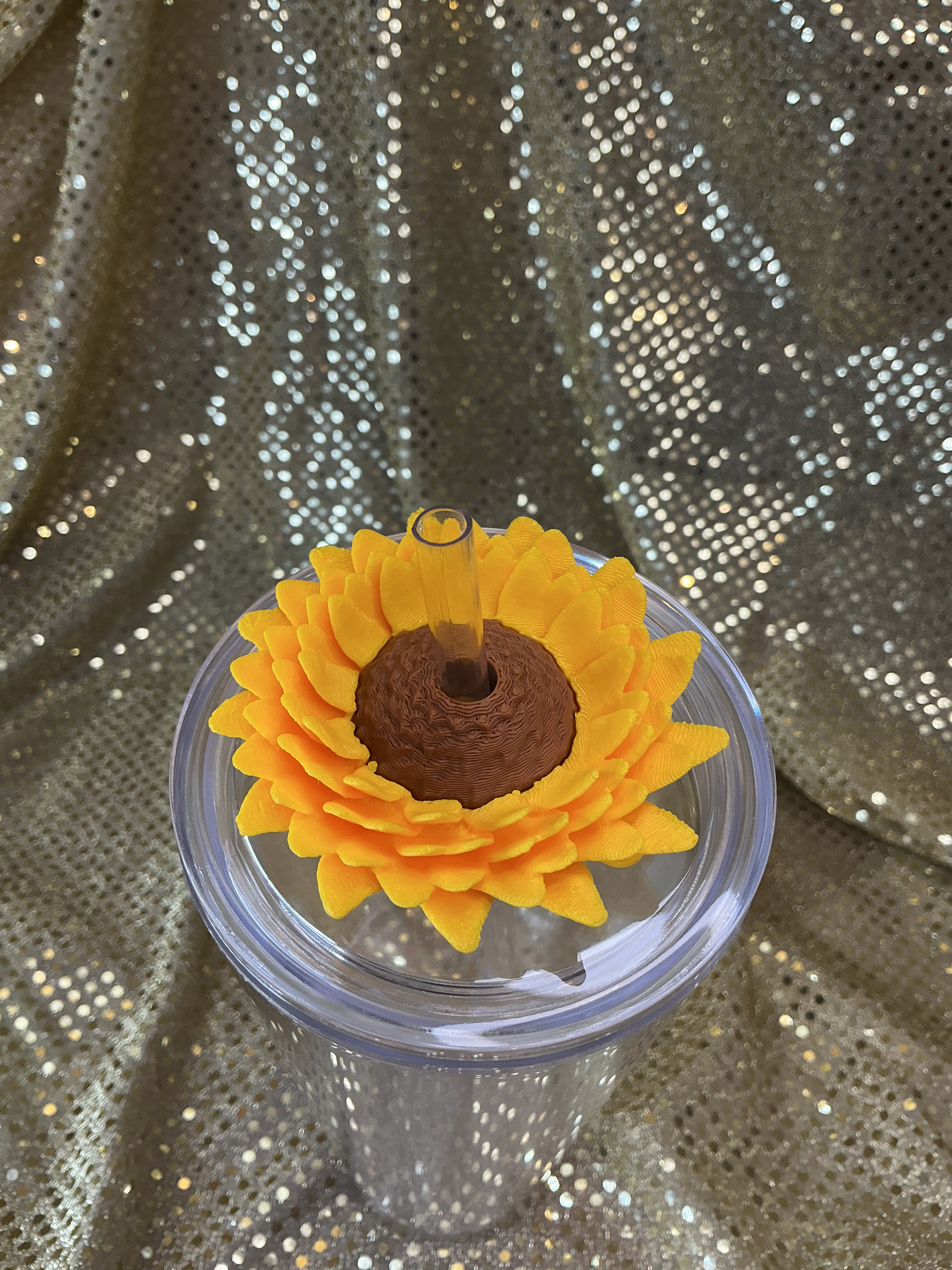 Extra Large Sunflower Lid Topper